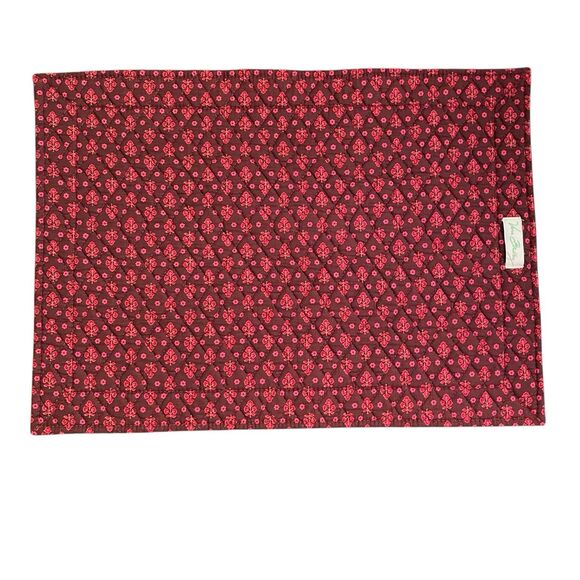 Vera Bradley Mesa Red Set 6 Quilted Placemats and 9 Napkins Paisley Print - Picture 3 of 10
